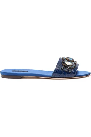 Dolce & Gabbana Bejewelled leather sandals