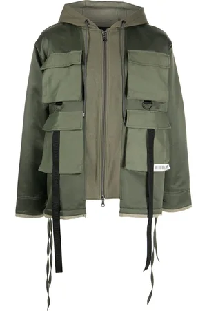 MOSTLY HEARD RARELY SEEN M65 cago-pocket zip-up jacket