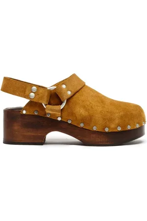 RE/DONE Suede-leather mules