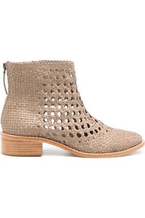 Sarah Chofakian Teca perforated-detailing boots