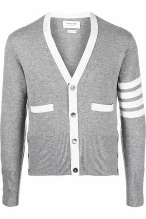 Thom Browne 4-Bar stripe knit cardigan