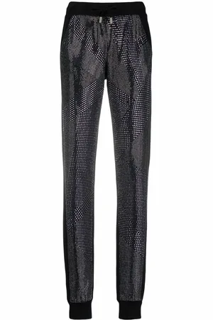 Philipp Plein Crystal slim-cut track pants
