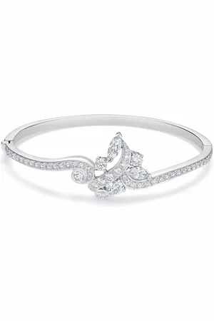 De Beers 18kt white gold Adonis Rose diamond bangle