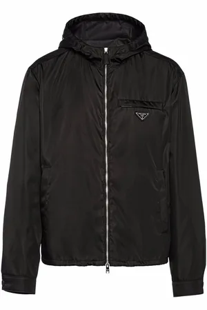 Prada Re-Nylon hooded blouson jacket
