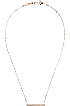 Chopard 18kt rose gold Ice Cube Pure diamond necklace