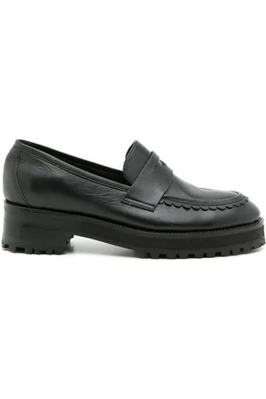 Sarah Chofakian Holly leather penny loafers