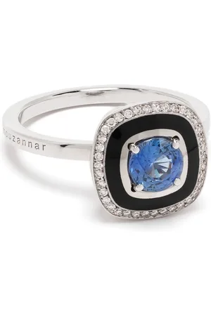 SELIM MOUZANNAR 18kt white gold Mina sapphire ring