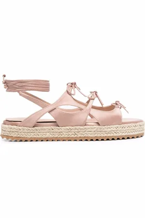 Scarosso Paula multi-tie espadrille sandals