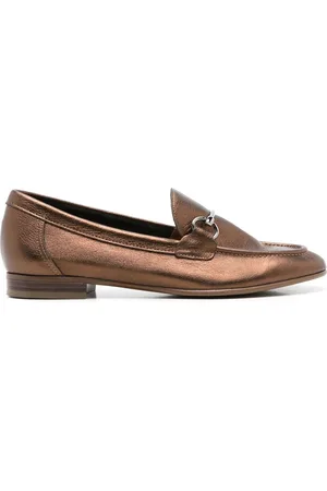 Sarah Chofakian Siena Oxford metallic loafers