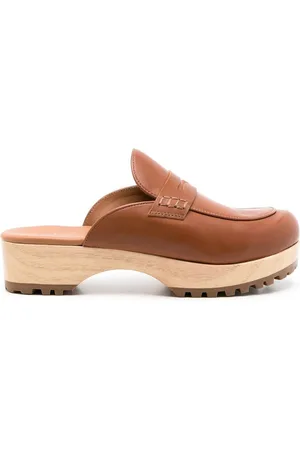 Sarah Chofakian Sarah leather clogs