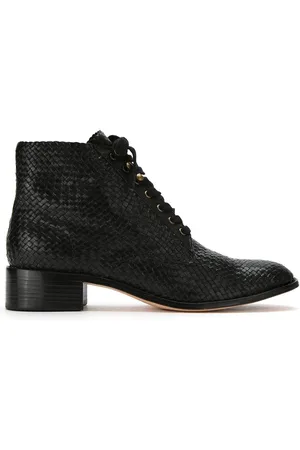 Sarah Chofakian Leather ankle length boots