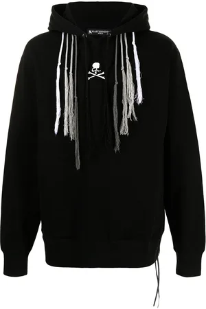 MASTERMIND Logo-print tassel-detail hoodie