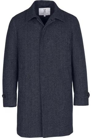 Norwegian Wool Single-breasted down-filled coat