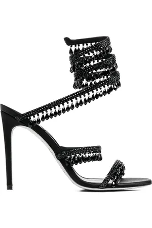 RENE CAOVILLA Chandelier crystal-embellished sandals