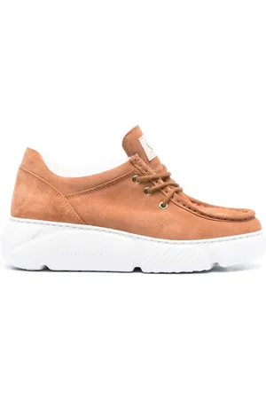 Casadei Shearling-lined mid-top sneakers