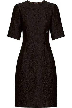 Dolce & Gabbana Floral-jacquard midi dress