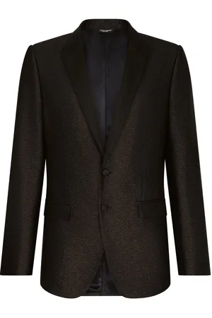 Dolce & Gabbana Martini-fit lamé jacquard silk tuxedo suit