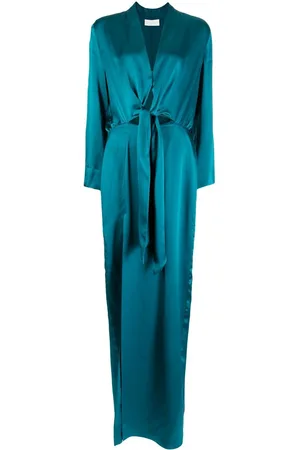 Michelle Mason Tie front kimono gown