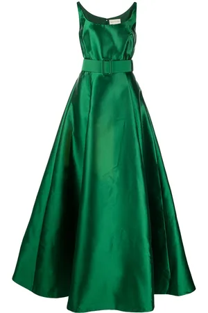 Sachin & Babi Kruse empire-line belted gown