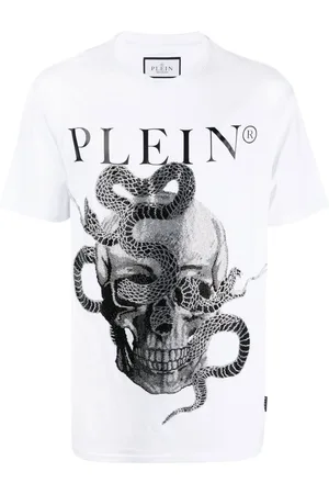 Philipp Plein Snake-print short-sleeve T-shirt