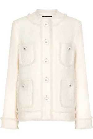 Dolce & Gabbana Single-breasted tweed jacket