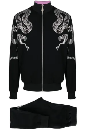 Philipp Plein Crystal snake track suit
