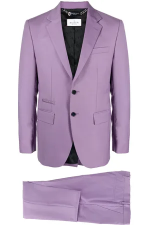 Philipp Plein Logo-plaque single-breasted suit