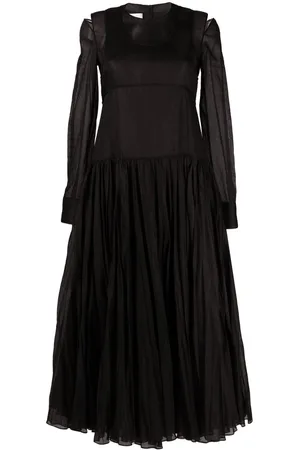 Jil Sander Pleat-detail midi dress