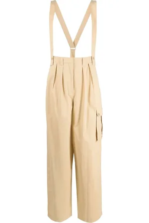 Kenzo Straight-leg braces cargo trousers