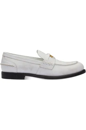 Miu Miu Leather penny loafers