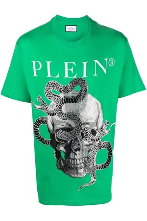 Philipp Plein Snake-print short-sleeve T-shirt