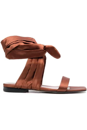 The Attico Ankle-tie flat sandals