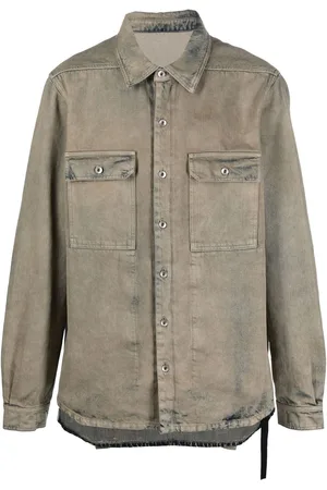 Rick Owens Stonewashed denim shirt