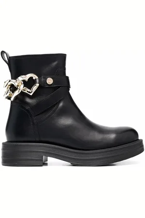 Moschino Heart-charm ankle boots
