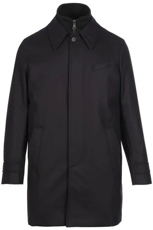 Norwegian Wool Down-lined wool coat
