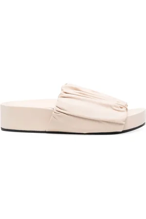 Jil Sander Leather platform sandals