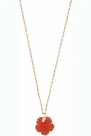 Pasquale Bruni 18kt rose gold Petit Joli carnelian and diamond necklace