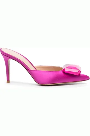 Gianvito Rossi Jaipur 85mm satin mules