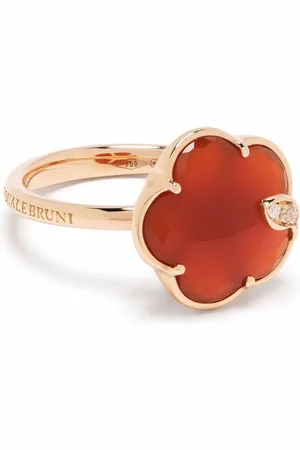 Pasquale Bruni 18kt rose gold Petit Joli carnelian and diamond ring