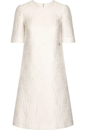 Dolce & Gabbana Floral-jacquard midi dress
