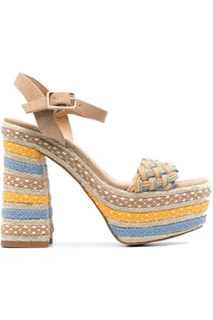 Castaner 140mm Anne braided sandals