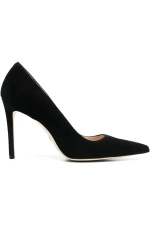 Stuart Weitzman 105mm pointed leather pumps