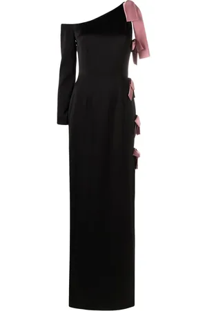 V:PM ATELIER Sadie bow-embellished gown