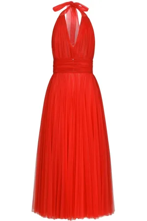 Dolce & Gabbana Tulle halterneck midi dress