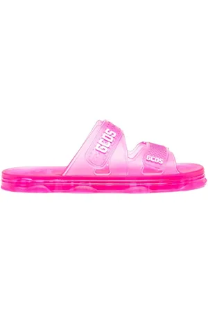 GCDS Logo-print flat slides