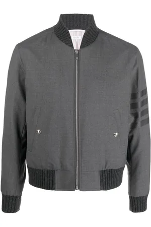 Thom Browne 4-Bar stripe wool bomber jacket