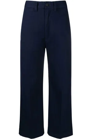 Ralph Lauren Wide-leg cropped chinos