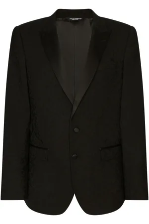 Dolce & Gabbana Martini-fit jacquard wool tuxedo suit