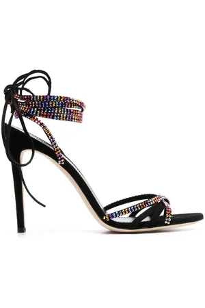 PARIS TEXAS Holly Nicole 105mm suede sandals
