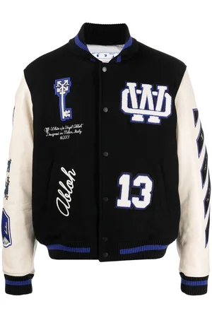 OFF-WHITE Patch-detail bomber jacket